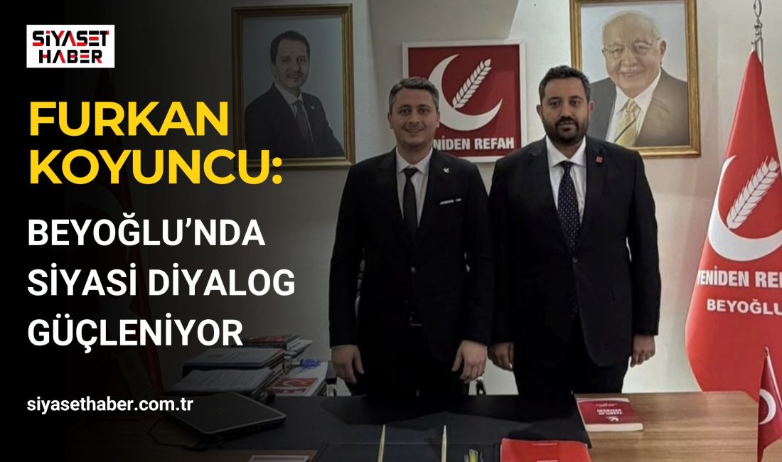 Yeniden Refah Partisi Beyoğlu İlçe Başkanı Furkan Koyuncu, CHP Beyoğlu