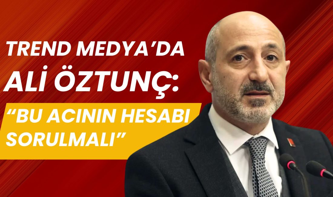 Cumhuriyet Halk Partisi Kahramanmaraş Milletvekili Ali Öztunç, TRend MEDYA YouTube