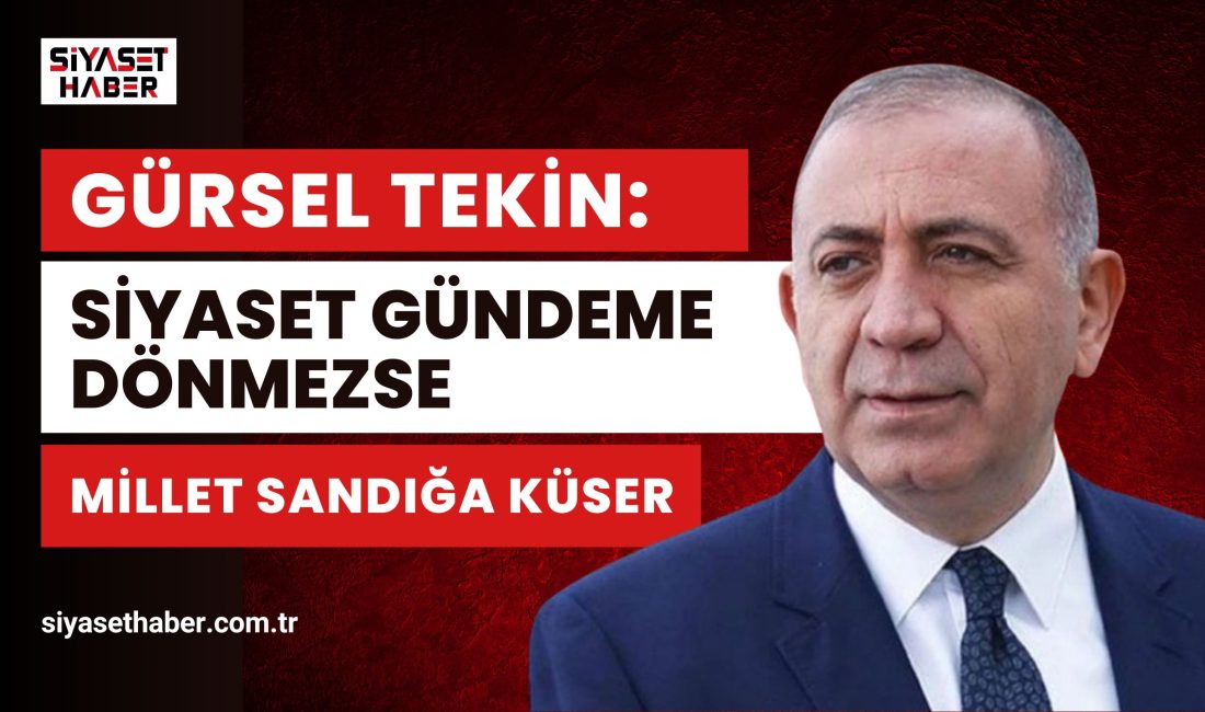 Cumhuriyet Halk Partisi İstanbul İl Başkanı Gürsel Tekin, Naime Akbin’in