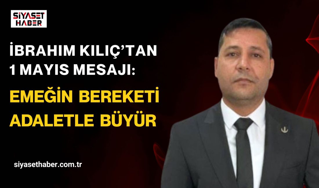 Yeniden Refah Partisi Şanlıurfa Eyyübiye İlçe Başkanı İbrahim Kılıç, 1