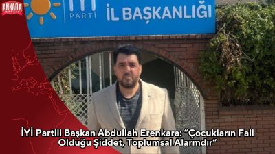 İYİ Parti Diyarbakır İl Başkanı Abdullah Erenkara, son dönemde Şanlıurfa
