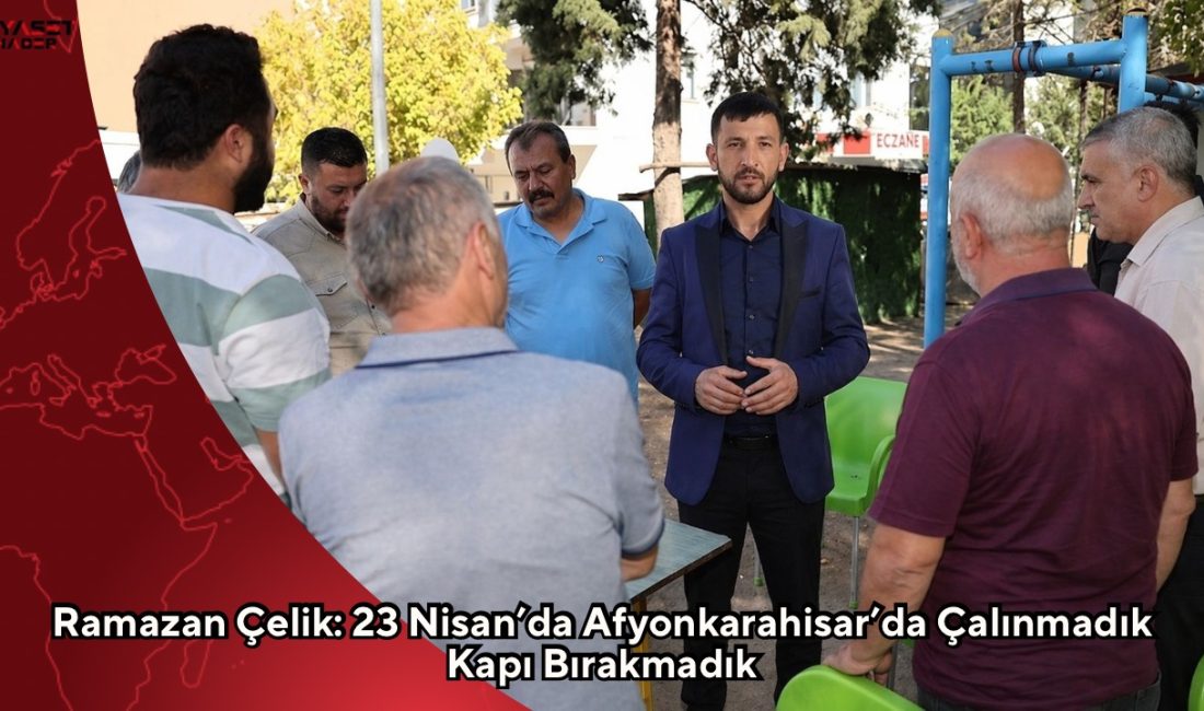 Yerli ve Milli Parti Afyonkarahisar İl Başkanı Ramazan Çelik, 23