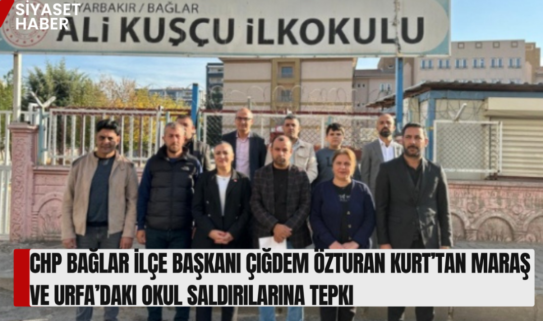Cumhuriyet Halk Partisi (CHP) Bağlar İlçe Başkanı Çiğdem Özturan Kurt,
