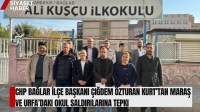 Cumhuriyet Halk Partisi (CHP) Bağlar İlçe Başkanı Çiğdem Özturan Kurt,