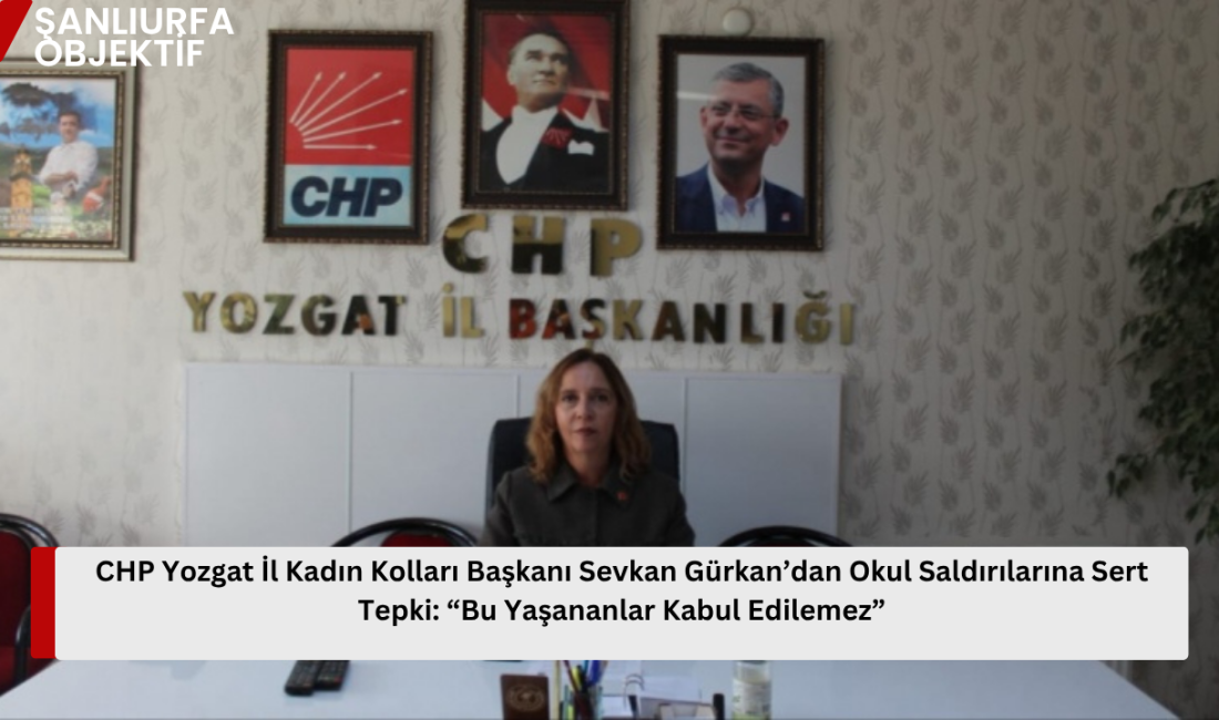 Cumhuriyet Halk Partisi Yozgat İl Kadın Kolları Başkanı Sevkan Gürkan,