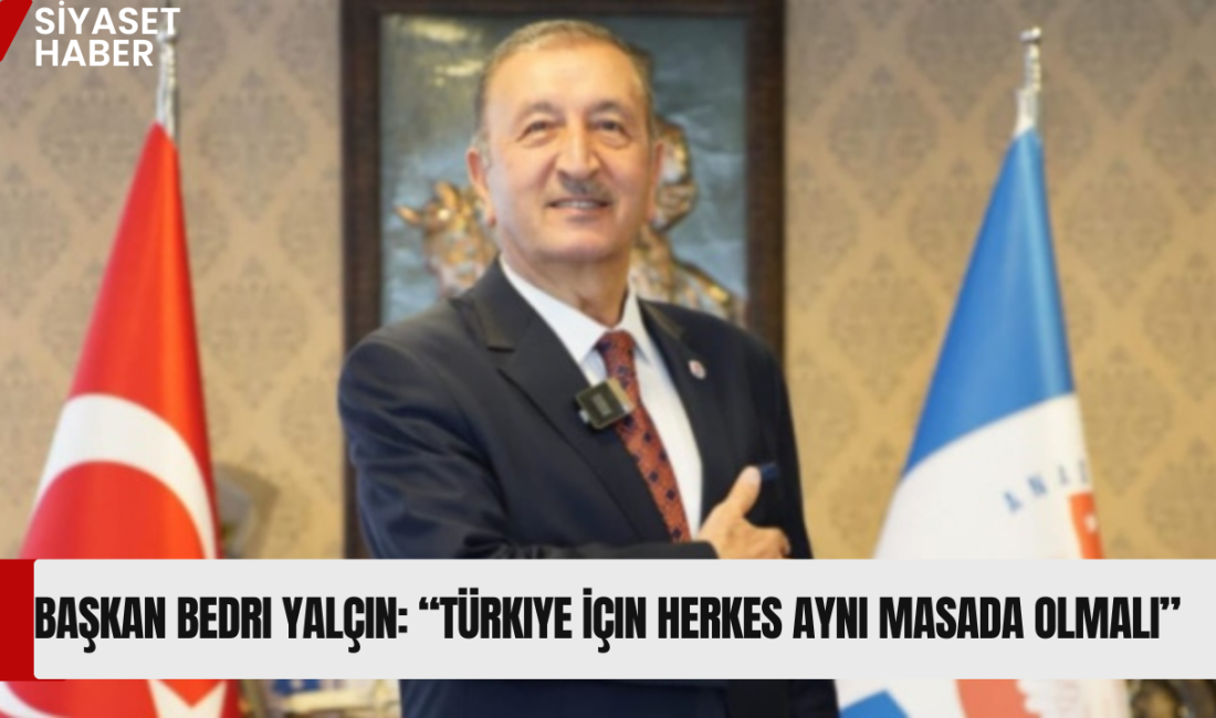 Anadolu Birliği Partisi (ABP) Genel Başkanı Bedri Yalçın, muhalefet partileri