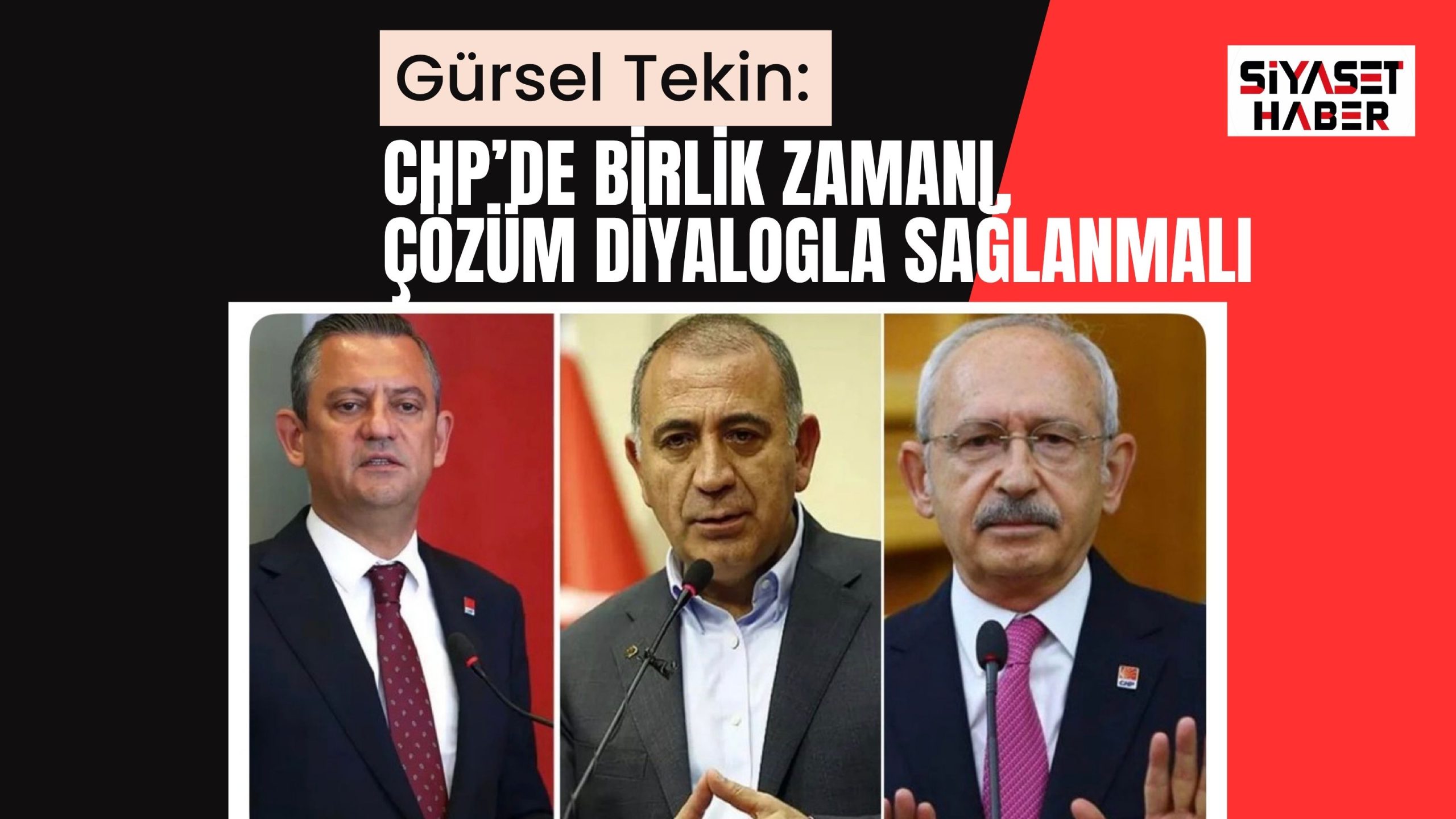 Siyaset Haber - CHP İstanbul İl Başkanı Gürsel Tekin, parti