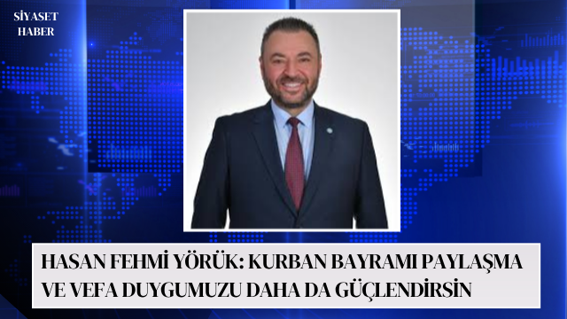 İYİ Parti Balıkesir İl Başkanı Hasan Fehmi Yörük, Kurban Bayramı