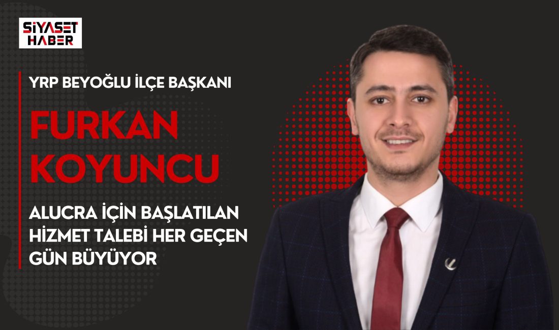 Yeniden Refah Partisi Beyoğlu İlçe Başkanı Furkan Koyuncu, Alucra’ya komando