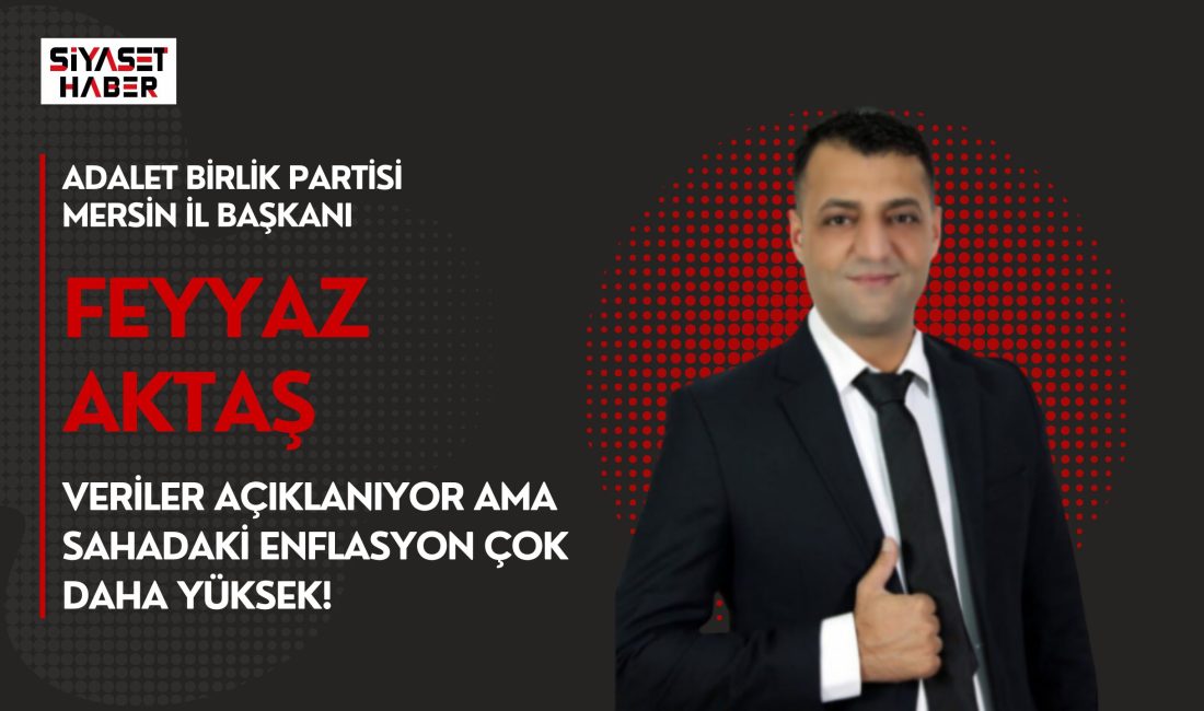 Adalet Birlik Partisi Mersin İl Başkanı Feyyaz Aktaş, Türkiye İstatistik
