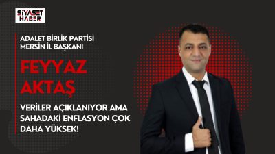 Adalet Birlik Partisi Mersin İl Başkanı Feyyaz Aktaş, Türkiye İstatistik