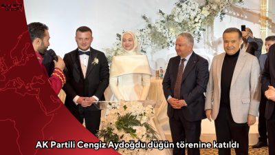 AK Parti Aksaray Milletvekili Cengiz Aydoğdu, Mustafa Çalışkan’ın oğlu Hasan’ın