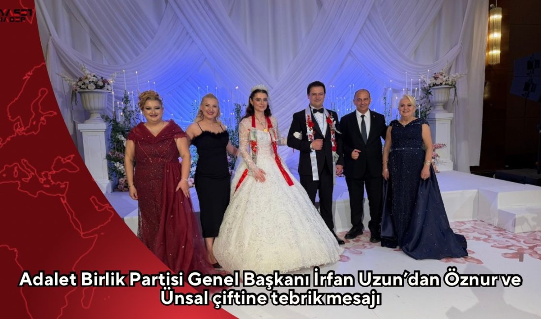 Adalet Birlik Partisi Genel Başkanı İrfan Uzun, katıldığı düğün töreninde