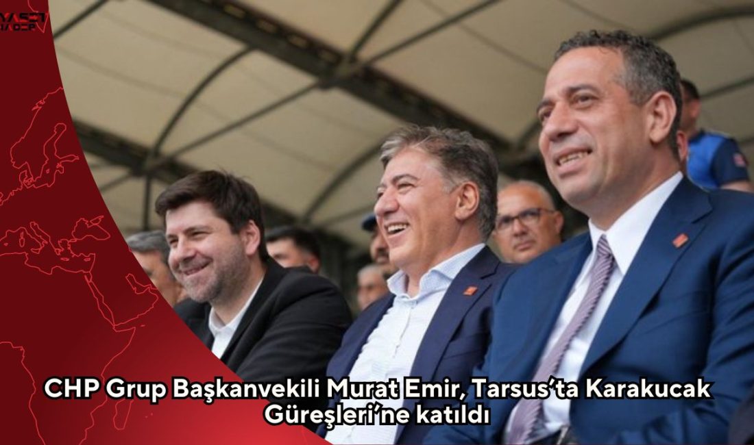CHP Grup Başkanvekili Murat Emir, Tarsus Belediye Başkanı Ali Boltaç