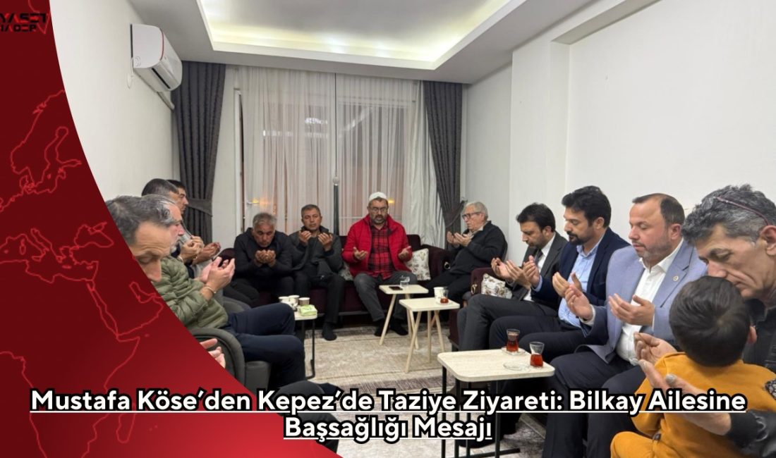 AK Parti Antalya Milletvekili Mustafa Köse, babasını kaybeden Süleyman Bilkay