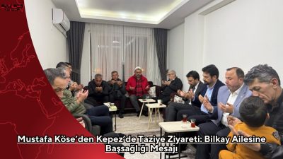 AK Parti Antalya Milletvekili Mustafa Köse, babasını kaybeden Süleyman Bilkay