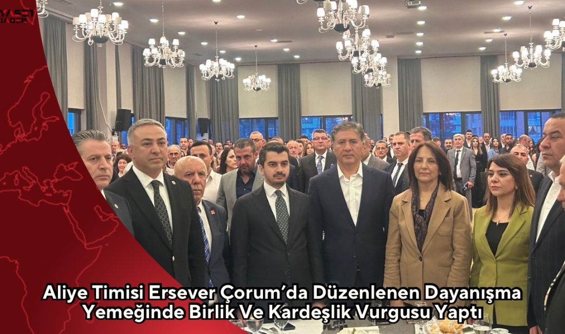 CHP Ankara Milletvekili Aliye Timisi Ersever, Çorum Hitit Dernekleri Federasyonu’nun
