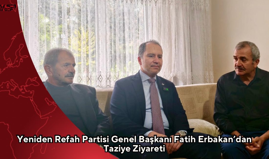 Yeniden Refah Partisi Genel Başkanı Dr. Fatih Erbakan, hayatını kaybeden