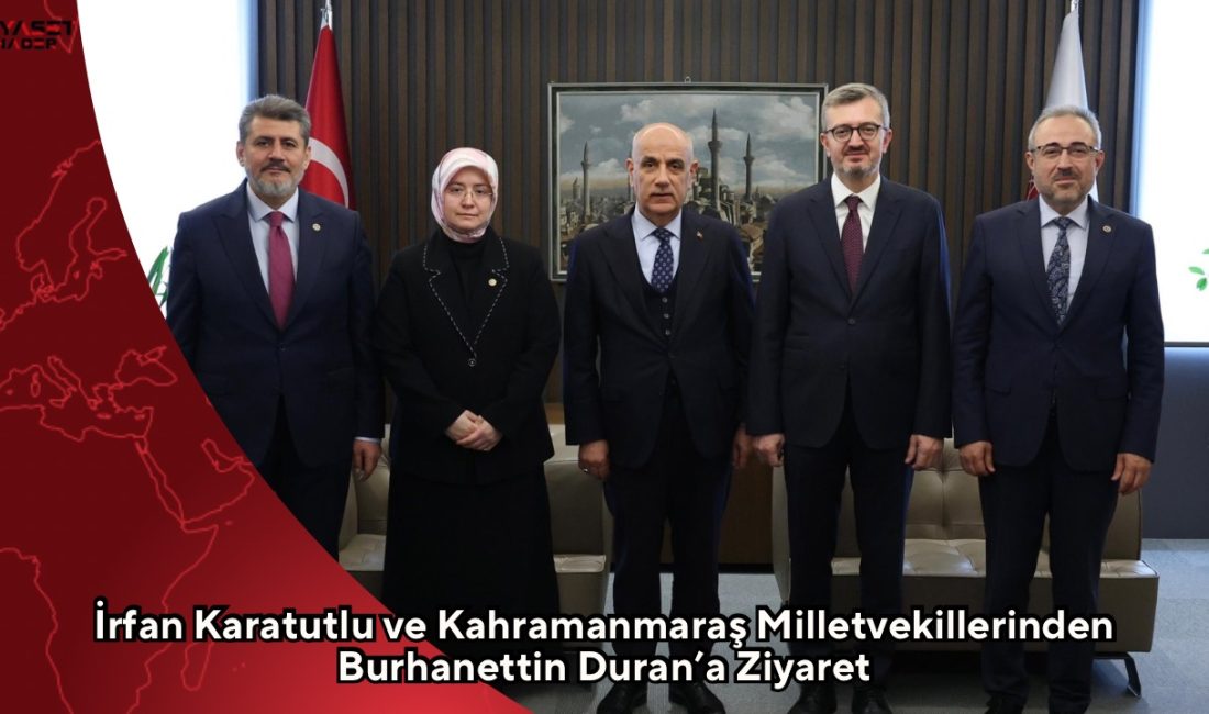 AK Parti Kahramanmaraş Milletvekili İrfan Karatutlu, şehir milletvekilleriyle birlikte Cumhurbaşkanlığı