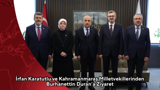 AK Parti Kahramanmaraş Milletvekili İrfan Karatutlu, şehir milletvekilleriyle birlikte Cumhurbaşkanlığı