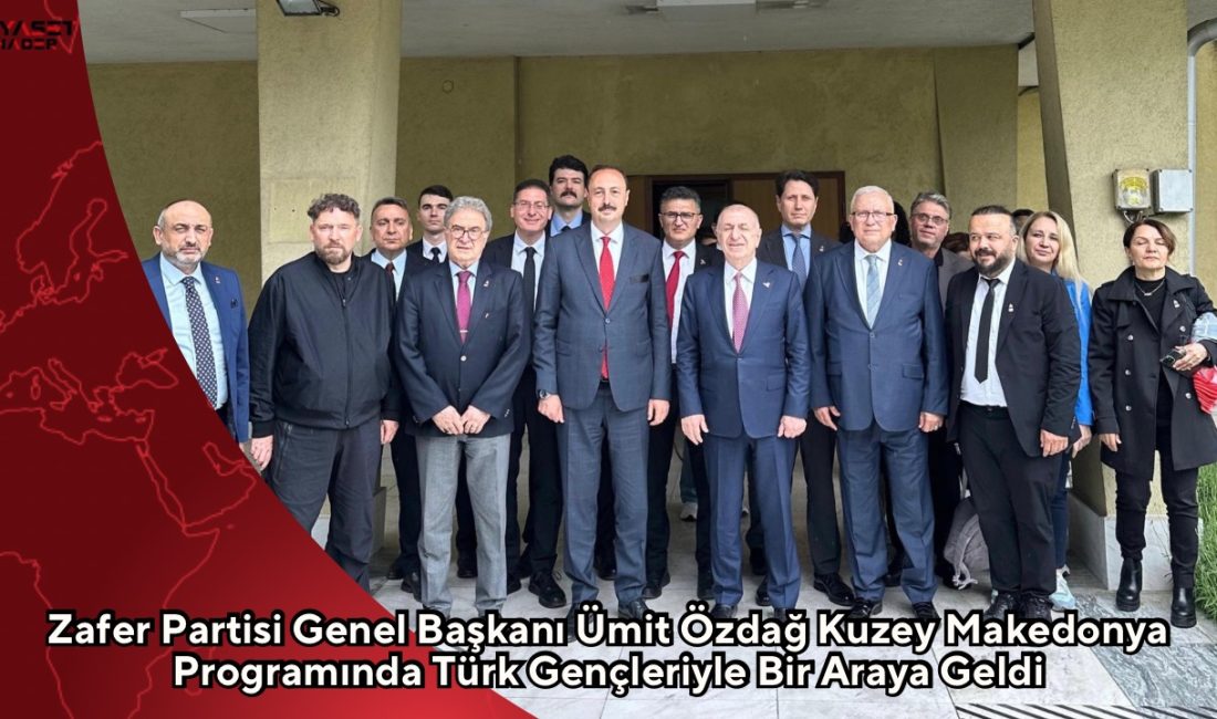 Zafer Partisi Genel Başkanı Prof. Dr. Ümit Özdağ ve beraberindeki