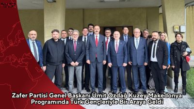 Zafer Partisi Genel Başkanı Prof. Dr. Ümit Özdağ ve beraberindeki