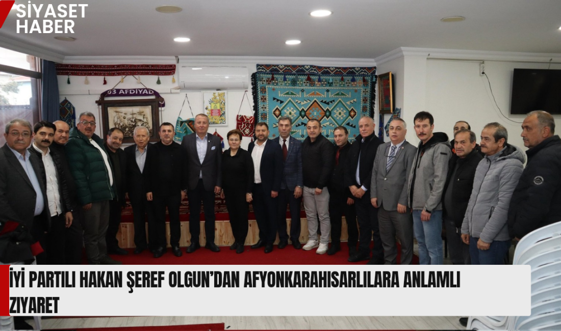 ​İYİ Parti Genel Başkan Yardımcısı ve Afyonkarahisar Milletvekili Av. Hakan