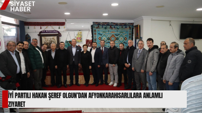 ​İYİ Parti Genel Başkan Yardımcısı ve Afyonkarahisar Milletvekili Av. Hakan