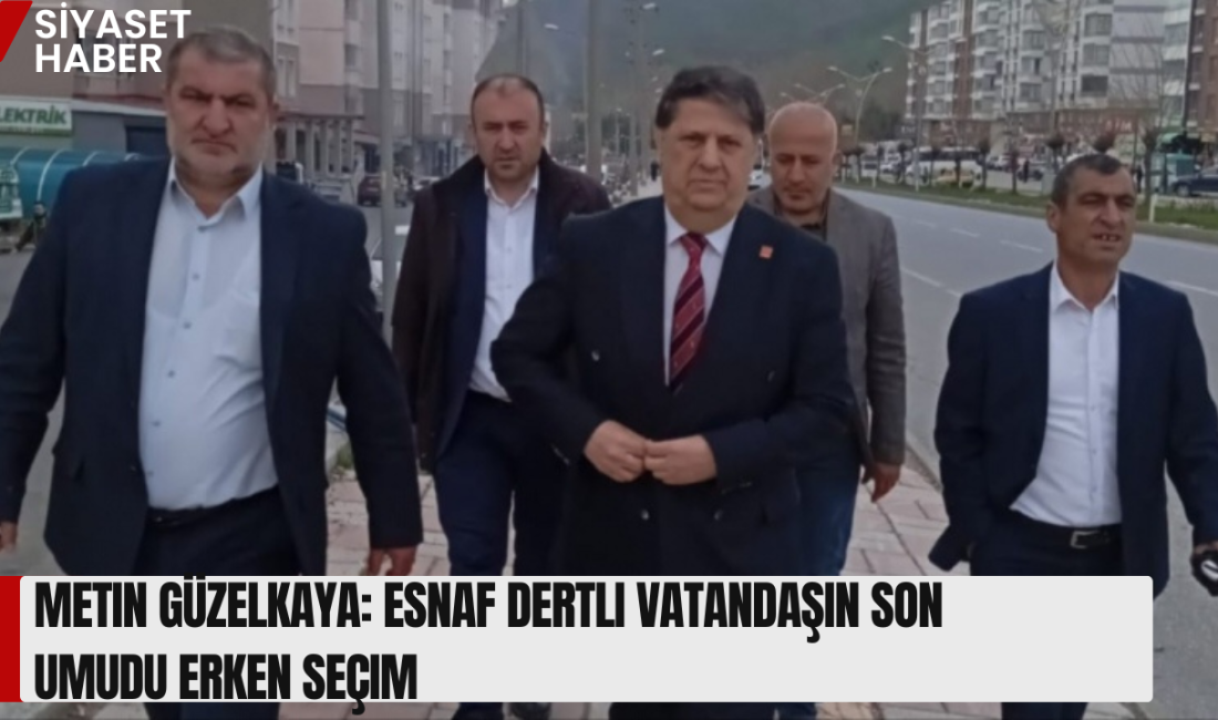 Cumhuriyet Halk Partisi Bitlis İl Başkanı Metin Güzelkaya, 4 Mayıs’ta