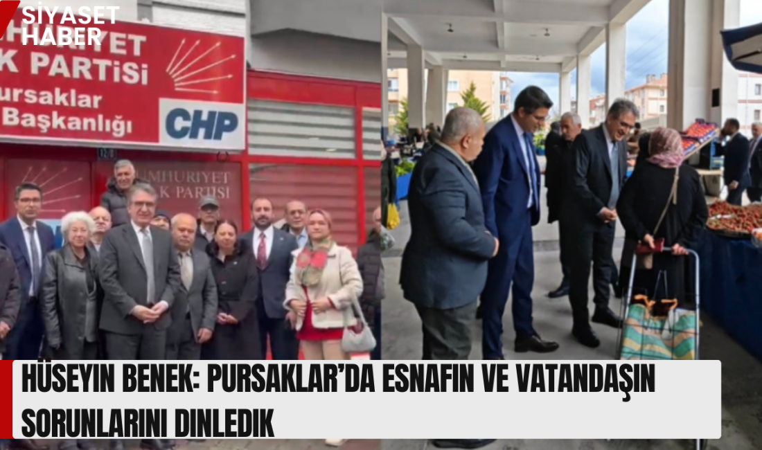 Cumhuriyet Halk Partisi Pursaklar İlçe Başkanı Hüseyin Benek, Genel Başkan