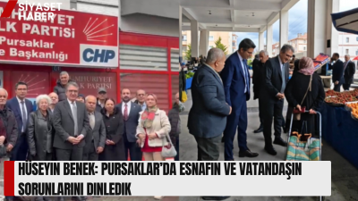 Cumhuriyet Halk Partisi Pursaklar İlçe Başkanı Hüseyin Benek, Genel Başkan