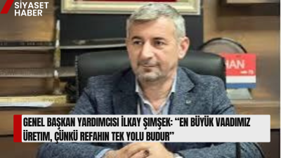 Doğru Yol Partisi Teşkilatlardan Sorumlu Genel Başkan Yardımcısı İlkay Şimşek,