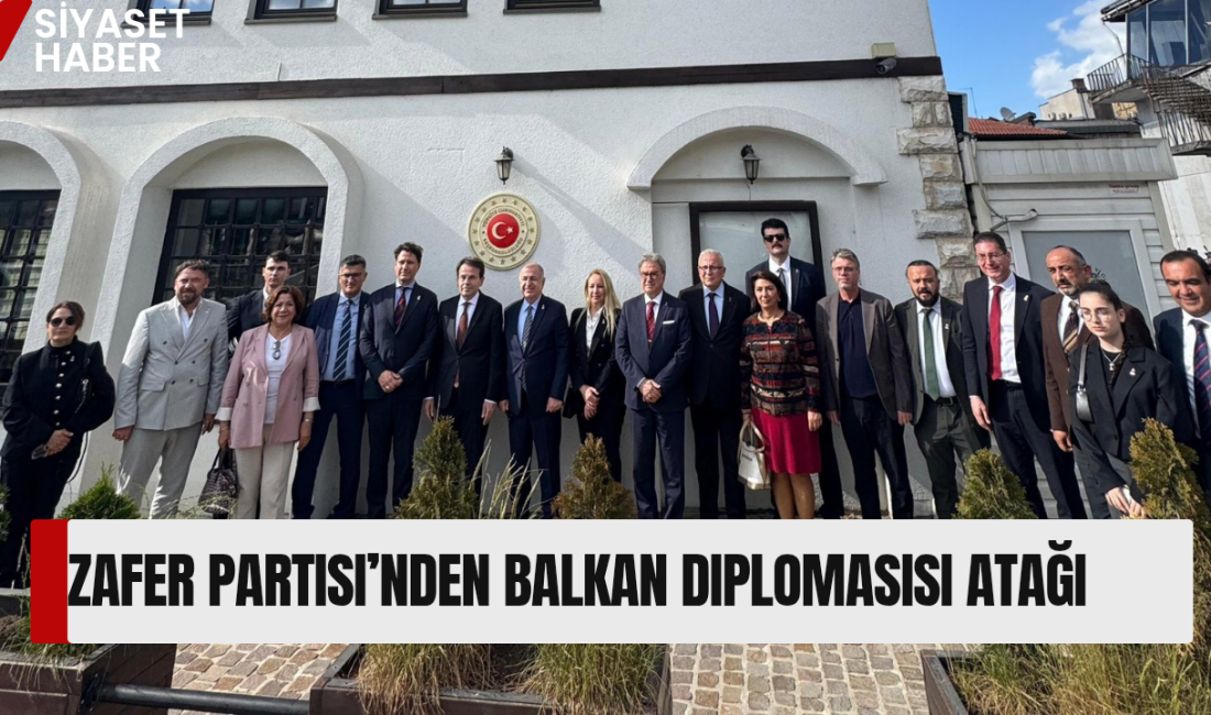 Zafer Partisi Genel Başkanı Prof. Dr. Ümit Özdağ ve beraberindeki