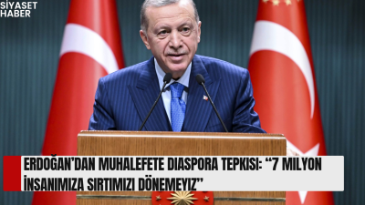 Cumhurbaşkanı Recep Tayyip Erdoğan, yurt dışında yaşayan Türk vatandaşlarına yönelik