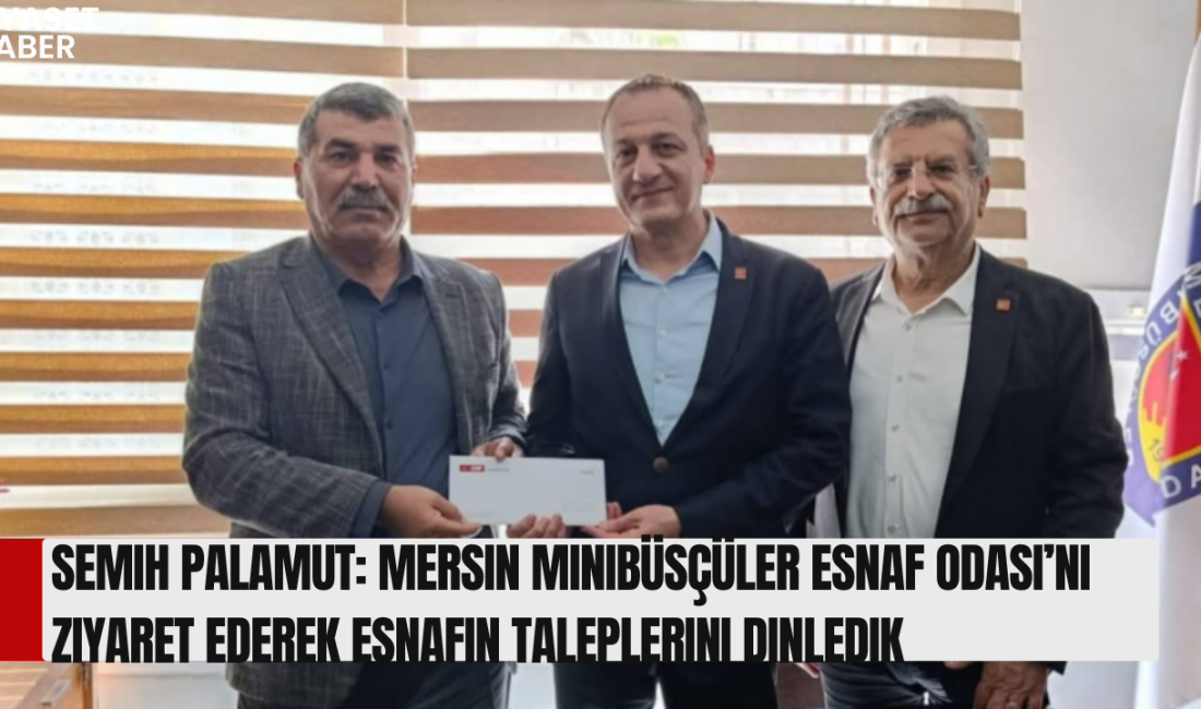 Cumhuriyet Halk Partisi Akdeniz İlçe Başkanı Semih Palamut, CHP Mersin