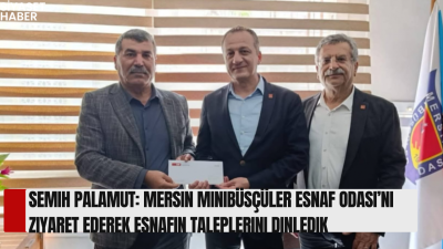 Cumhuriyet Halk Partisi Akdeniz İlçe Başkanı Semih Palamut, CHP Mersin