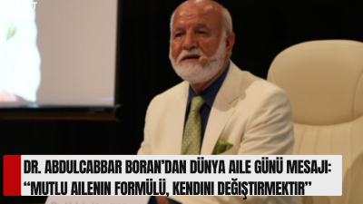 15 Mayıs Dünya Aile Günü dolayısıyla açıklamada bulunan Fizik Yüksek