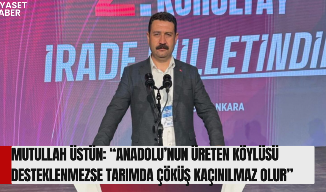 Cumhuriyet Halk Partisi Çayıralan İlçe Başkanı Mutullah Üstün, Dünya Çiftçiler