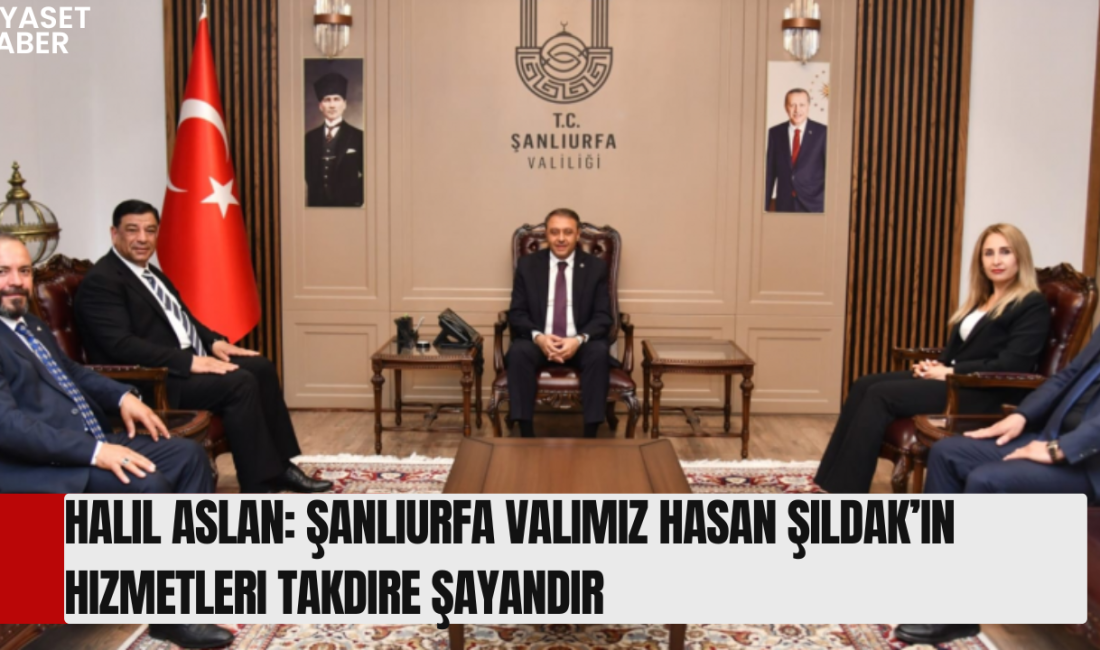 Anavatan Partisi Genel Merkez Teşkilat Başkan Yardımcısı Halil Aslan, Şanlıurfa