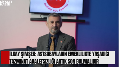 Doğru Yol Partisi Teşkilatlardan Sorumlu Genel Başkan Yardımcısı İlkay Şimşek,