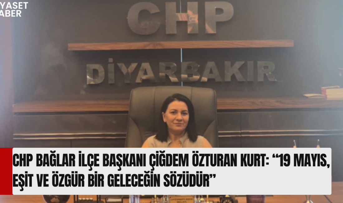 Cumhuriyet Halk Partisi (CHP) Bağlar İlçe Başkanı Çiğdem Özturan Kurt,
