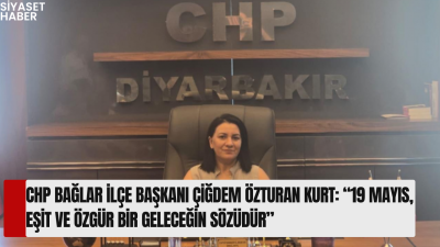 Cumhuriyet Halk Partisi (CHP) Bağlar İlçe Başkanı Çiğdem Özturan Kurt,