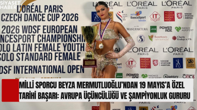 Milli sporcu Beyza Mermutluoğlu, WDSF Solo Kızlar Avrupa Şampiyonası’nda Avrupa