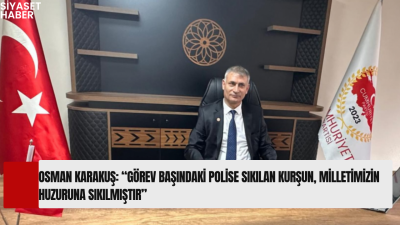 Cumhuriyet Partisi Genel Başkanı Osman Karakuş, Çorlu’da silahlı kavga ihbarına