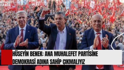 CHP Pursaklar İlçe Başkanı Hüseyin Benek, “Ülkemizde iktidara alternatif olan