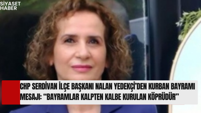 Cumhuriyet Halk Partisi (CHP) Serdivan İlçe Başkanı Nalan Yedekçi, Kurban