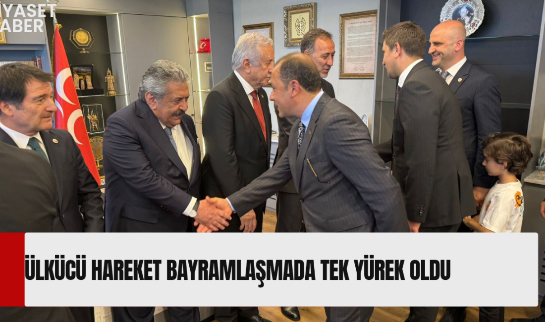 MHP İstanbul İl Başkanlığı tarafından düzenlenen bayramlaşma programında, ülkücü hareketin