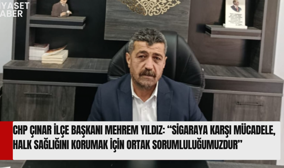 Cumhuriyet Halk Partisi (CHP) Çınar İlçe Başkanı Mehrem Yıldız, 31