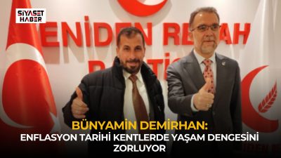 Yeniden Refah Partisi (YRP) Midyat İlçe Başkanı Bünyamin Demirhan, Türkiye