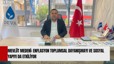 DEVA Partisi Genel Merkez Sivil Toplum İlişkileri Başkan Yardımcısı Mevlüt